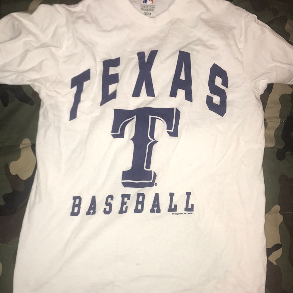 Texas rangers baseball tee